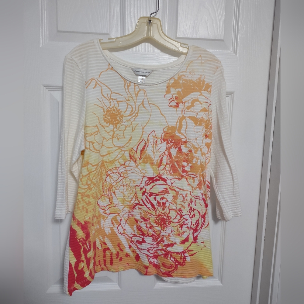 Lower Price!*C&B Floral Top(L)